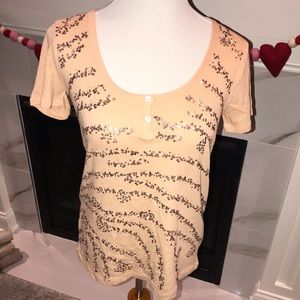 NWT J. Crew Top / Shirt With Sequins